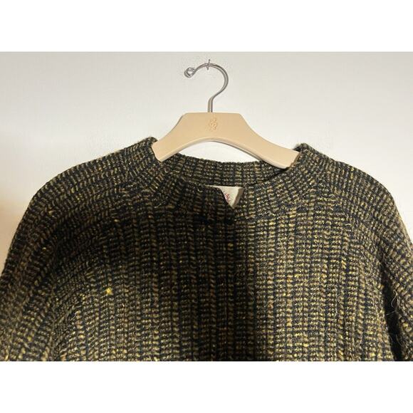 The Territory Ahead Men's EUC Brown/Olive/Black Print Wool Pullover Sweater L - Picture 2 of 5